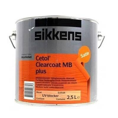 CETOL CLEARCOAT MB+  UV INCOLORE 2,5L - SIKKENS - A020129 - 8711115298313