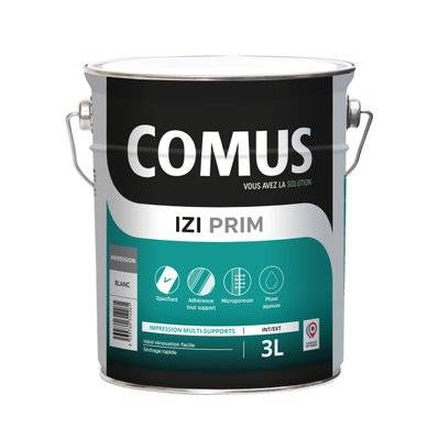 IZI'PRIM 3L - Impression polyvalente pour murs et plafonds - COMUS - A005176 - 3539760312261