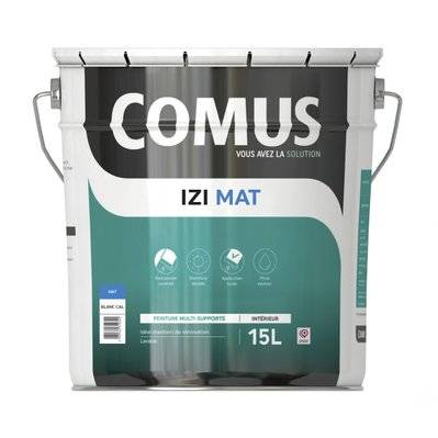 IZI'MAT 15L - Peinture acrylique d'aspect mat en phase aqueuse - COMUS - A010917 - 3539760312322