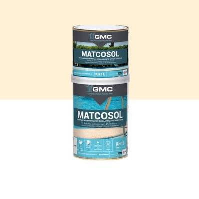MATCOSOL PISCINE SABLE 1L-Résine epoxy bi- Composant grande résistance au chlore-GMC - A005667 - 3539760323878