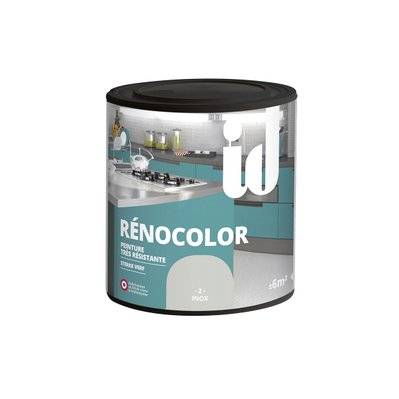 Peinture multisurface RENOCOLOR INOX 450ML - ID Paris - A004542 - 3302150039242