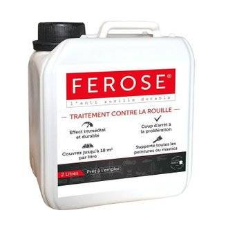 Traitement curatif anti rouille convertisseur de rouille Ferose - bidon 2 litres