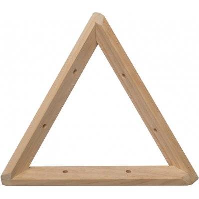 Equerre triangle en pin brut (Lot de 2) - 55382 - 3700866348731