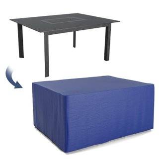 Housse de protection extérieure pour table rectangulaire 150x120x74 cm - Ultra résistant