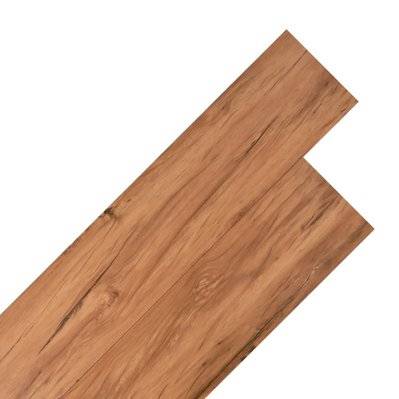 vidaXL Planches de plancher PVC Non auto-adhésif 5,26 m² Orme naturel - 245166 - 8718475567509