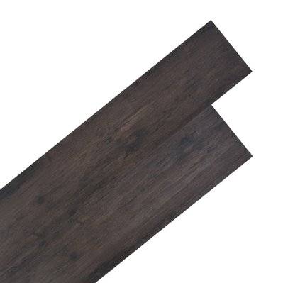 vidaXL Planches de plancher PVC Non auto-adhésif Chêne gris foncé - 245169 - 8718475567530