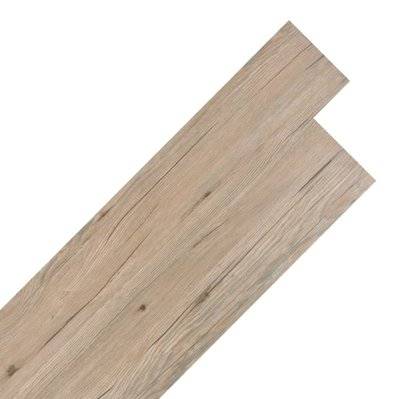 vidaXL Planche de plancher PVC autoadhésif 5,02 m² 2 mm Marron chêne - 245173 - 8718475567578