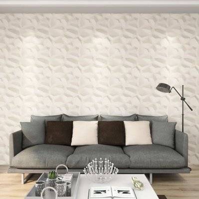 vidaXL Panneaux muraux 3D 12 pcs 0,5x0,5 m 3 m² - 146299 - 8720286022351