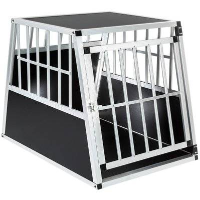Tectake  Cage de transport pour chien simple dos incliné - 401623 - 4260435991281
