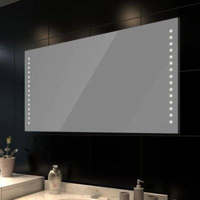 vidaXL Miroir de salle de bain avec lumières LED 100 x 60 cm (L x H) - 240513 - 8718475854210