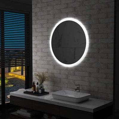 vidaXL Miroir à LED pour salle de bain 80 cm - 144725 - 8719883554082