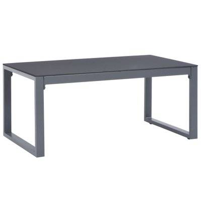 vidaXL Table basse 90x50x40 cm Aluminium - 47254 - 8719883759135