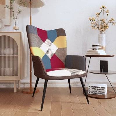 The Home Deco Factory - Chaise scandinave Patchwork (Lot de 2) Blanc -  Achat & prix