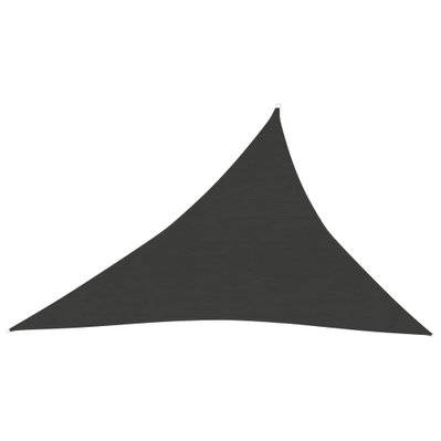 vidaXL Voile d'ombrage 160 g/m² Anthracite 3x4x5 m PEHD - 311091 - 8720286096543