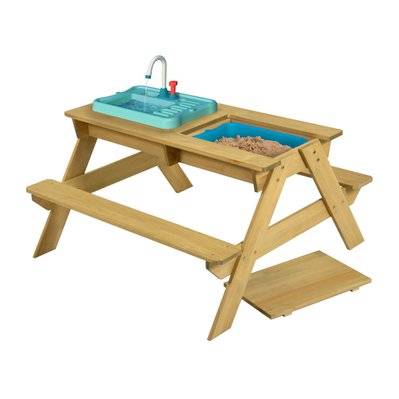 Table pique nique bois early fun avec splash & play tp toys 94 x 89 x 50,5 cm - 617 - 5021854106170