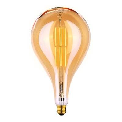 Ampoule Décorative A160 LED 12W 2700K Ambre Filament Dimmable - 500731 - 8426107017253