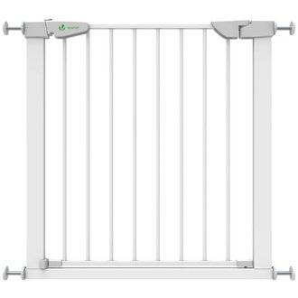 Barriere de Securite porte et escalier 75-84cm blanc pour enfants et animaux