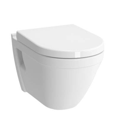 Villeroy & Boch Pack WC bâti-support + WC suspendu Vitra S50 + Abattant softclose + Plaque chrome (ViConnectS50-3) - 0633710859301 - 0633710859301