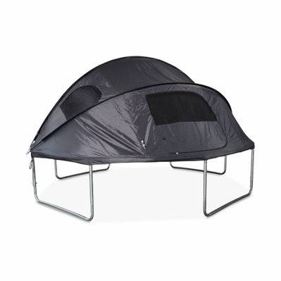 Tente de camping pour trampoline Ø370cm avec filets, portes, fenêtres et sac de transport - 3760350652409 - 3760350652409