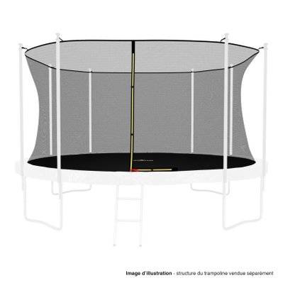 Filet intérieur de sécurité pour trampoline : ø 14Ft, 8 Perches - INSANET4P-14FT - 3700998914934