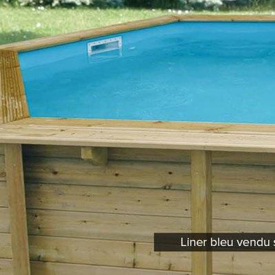 Liner seul Bleu pour piscine bois Azura Ø 4,10 x 1,20 m - Ubbink - 8569 - 8711465146319