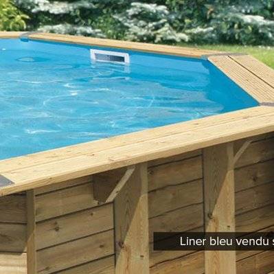 Liner seul Bleu pour piscine bois Océa Ø 5,80 x 1,30 m - Ubbink - 8574 - 3700151481259