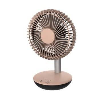 Mini ventilateur de table Bestherm rose - 3W - D15cm - Rechargeable - Sans Fil - Pour la maison/bureau
