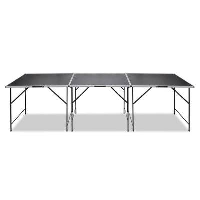 vidaXL Table à coller 3 pcs Pliable - 140735 - 8718475857549