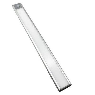 Réglette LED Rechargeable USB 40cm IP40 avec Détecteur de mouvement - Blanc Neutre 4000K - 5500K - SILAMP - BARLED-40CM_CW - 7427245550276