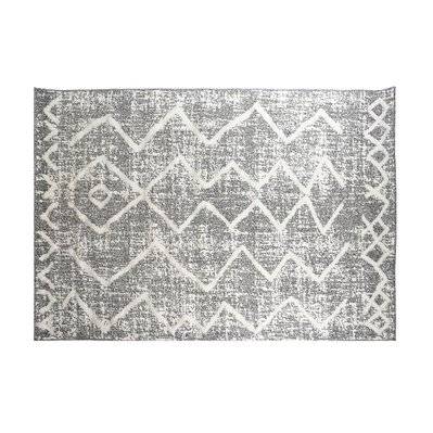 Tapis berbere avec motifs en relief gris et beige 160 x 230 cm PALEO - - 52547 - 3662275129021