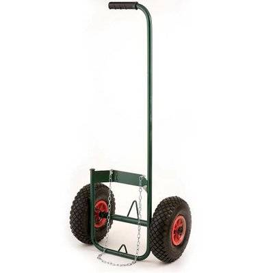 Toolland Chariot à bûches, vert, charge max. 250 kg
