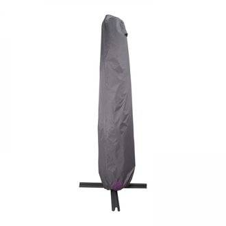 Housse de parasol déporté 230 x 45 cm gris