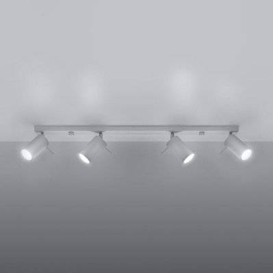 Plafonnier Spot Orientable Blanc pour 4 Ampoules GU10 - SILAMP - SL-0331 - 7427245549102