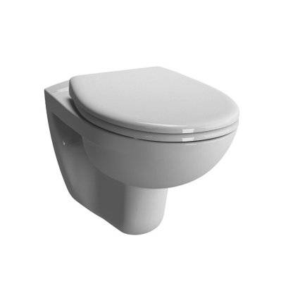 Vitra  Normus WC suspendu sans bride avec abattant frein de chute, Blanc (7855-003-6169) - 8693405590355 - 8693405590355