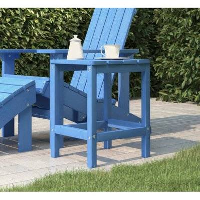vidaXL Table de jardin Adirondack Bleu marine 38x38x46 cm PEHD - 318644 - 8720286816646