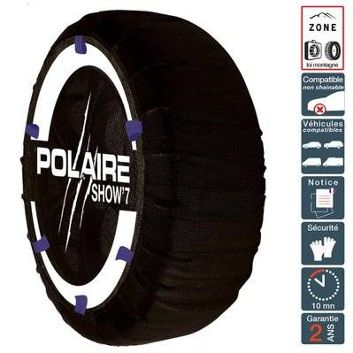 Chaussette chaine neige textile pneu 225/80R16 haute résistance - 0S88-S7IA-8 - 3700986216507