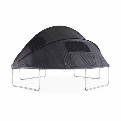 Tente de camping pour trampoline Ø430cm avec filets, portes, fenêtres et sac de transport - 3760350652416 - 3760350652416