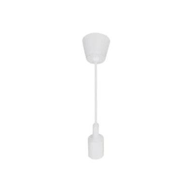 Suspension Ampoule E27 100cm Blanc Mat - SILAMP - VOLTA-03526-E27 - 3701582322906