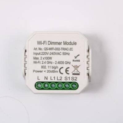 Module Double Variateur Wifi TRIAC - SILAMP - QS-WIFI-D02-TRIAC-2C - 7427245551877