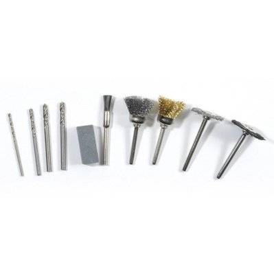 Lot mini outils brosses sur tige pour PROMKIT301 - PROMBRO - 3700194408824