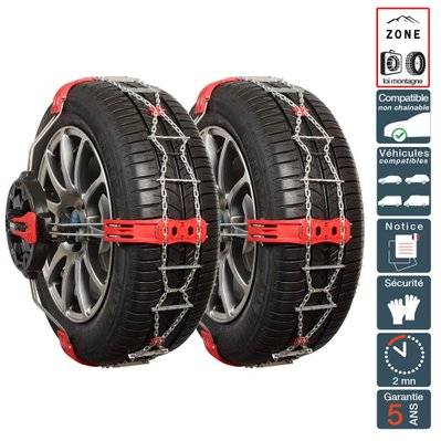 Chaine neige vehicule non chainable POLAIRE GRIP 225/40R17 205/40R18 265/30R18 - PG-40 - 3760035010241
