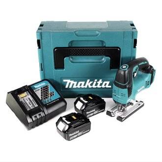Makita DJV 182 RGJ Scie sauteuse sans fil 18V Brushless  + 2x Batteries 6,0Ah + Chargeur + Coffret
