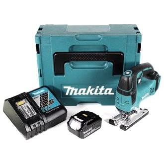 Makita DJV 182 RG1J Scie sauteuse sans fil 18V sans balai + 1x Batterie 6,0Ah + Chargeur + Makpac