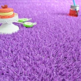 Gazon artificiel Happy Party - Couleur Violet - Classé feu - 20mm - Échantillon 15 x 20 cm