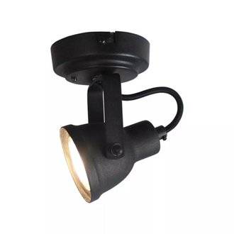 LABEL51 Projecteur à LED à 1 lumière Max 9x9x13 cm Noir
