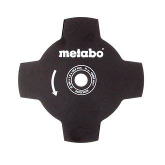 Metabo Lame pour gazon à 4 ailettes pour débroussailleuse 254 x 1,5 x 25,4 mm (628433000)