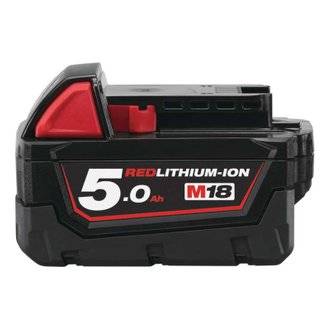 Batterie 5.0 Ah MILWAUKEE M18B5 M18™ Red Lithium