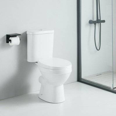Toilette WC à poser OBERA en céramique - TLT-2003W-B/TLT-2003W-C - 3760341613891