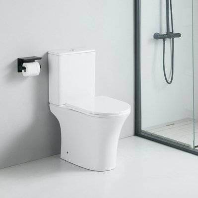 Toilette WC à poser CLORINDA en céramique - TLT-2014W-B/TLT-2014W-C - 3760341613877
