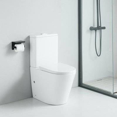 Toilette WC à poser CIPOLI en céramique - TLT-2017W-B/TLT-2017W-C - 3760341613853